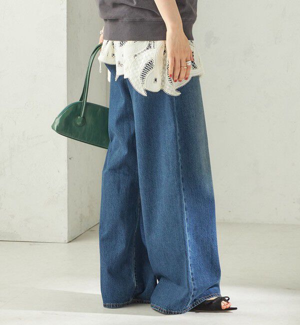 SHIPS for women「Levi&rsquo;s: XL STRAIGHT（ブルー）」|デニム|