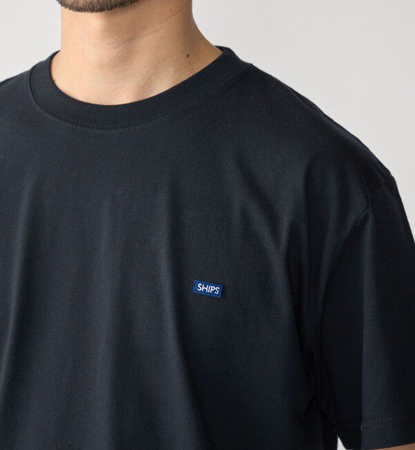 SHIPS「【WEB限定】SHIPS: マイクロ ワッペン  Tシャツ」|Tシャツ・カットソー|ネイビー
