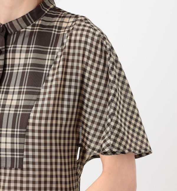 TOMORROWLAND BUYING WEAR「TELMA Square チェック ワンピース」|ワンピース|