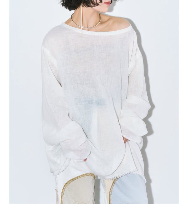  「《追加予約3》ASA/C BIO WASH PULLOVER ：ブラウス」|Tシャツ・カットソー|