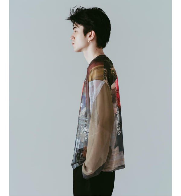 JOINT WORKS「Knuth Marf / クヌースマーフ oji sheer long-sleeve tee」|Tシャツ・カットソー|