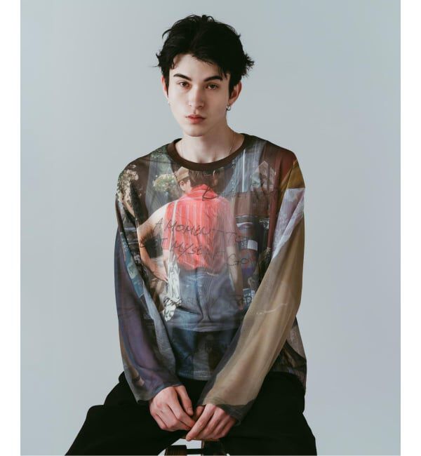 JOINT WORKS「Knuth Marf / クヌースマーフ oji sheer long-sleeve tee」|Tシャツ・カットソー|