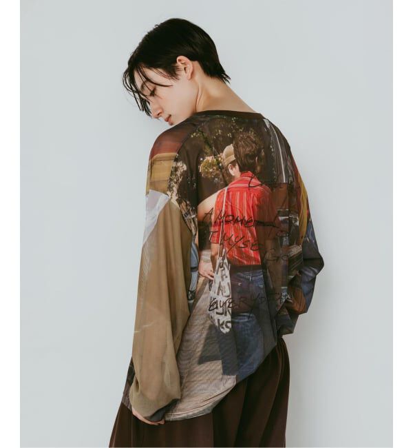 JOINT WORKS「Knuth Marf / クヌースマーフ oji sheer long-sleeve tee」|Tシャツ・カットソー|