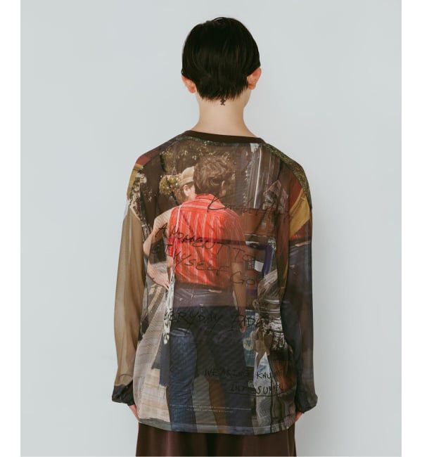 JOINT WORKS「Knuth Marf / クヌースマーフ oji sheer long-sleeve tee」|Tシャツ・カットソー|