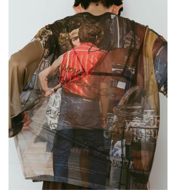 JOINT WORKS「Knuth Marf / クヌースマーフ oji sheer long-sleeve tee」|Tシャツ・カットソー|