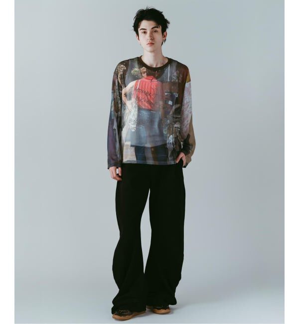 JOINT WORKS「Knuth Marf / クヌースマーフ oji sheer long-sleeve tee」|Tシャツ・カットソー|