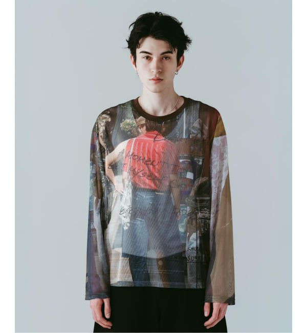 JOINT WORKS「Knuth Marf / クヌースマーフ oji sheer long-sleeve tee」|Tシャツ・カットソー|
