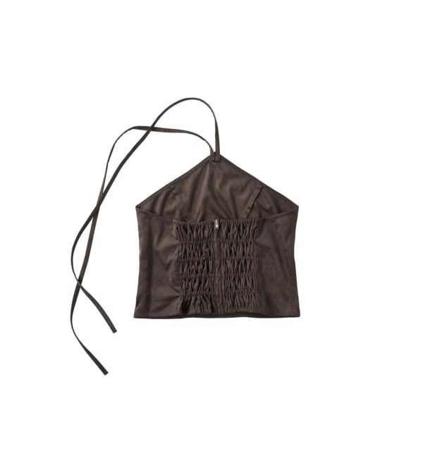 JOINT WORKS「Knuth Marf / クヌースマーフ suede bustier top」|その他|
