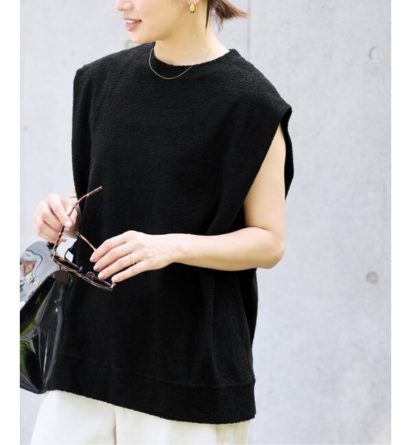 IENA「《予約》PROTAGONISTA/プロタゴニスタ NSカットソー PNT-CT-135」|Tシャツ・カットソー|ブラック