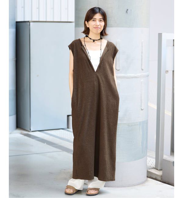 IENA「《予約》PROTAGONISTA/プロタゴニスタ 別注 NSワンピース 25SS-OP-09」|ワンピース|