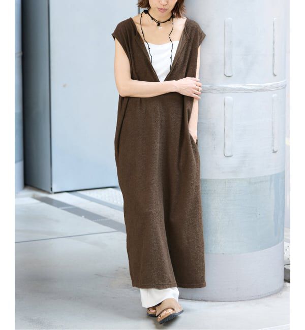 IENA「《予約》PROTAGONISTA/プロタゴニスタ 別注 NSワンピース 25SS-OP-09」|ワンピース|カーキ