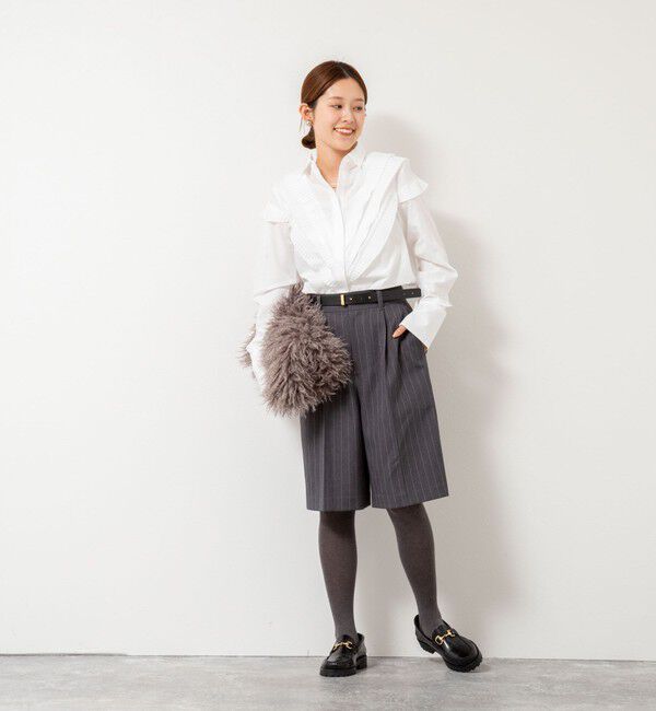 NOLLEY'S「ウォッシャブルフラノ風ハーフパンツ」|その他|