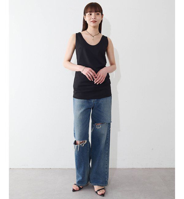  「【THE BAAT】sleeveless top」|Tシャツ・カットソー|