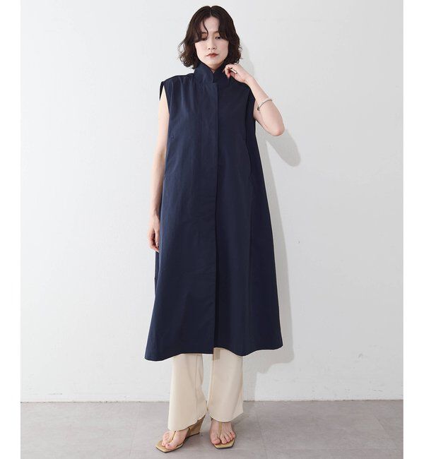  「【THE BAAT】cape coat」|その他|ネイビー
