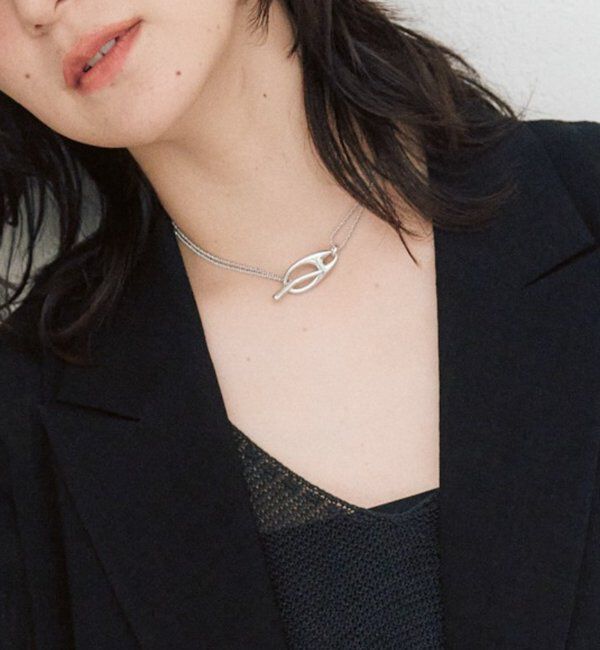  「予約【シンプルな装いのアクセントに】2wayモチーフネックレス」|ネックレス|