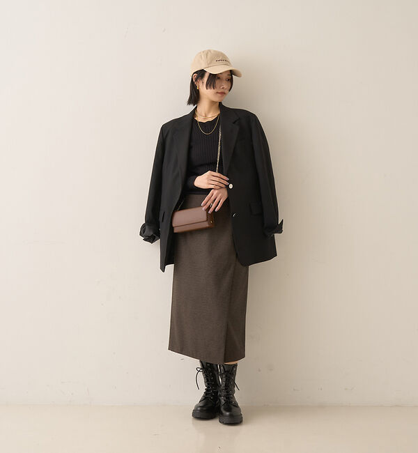 Rouge vif「ウールライクデザインスカート」|スカート|
