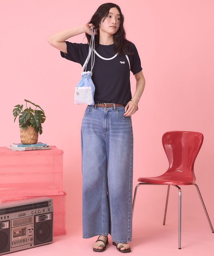 AMERICAN HOLIC「【PENNEY'S】配色タンクトップ+Tシャツ」|Tシャツ・カットソー|