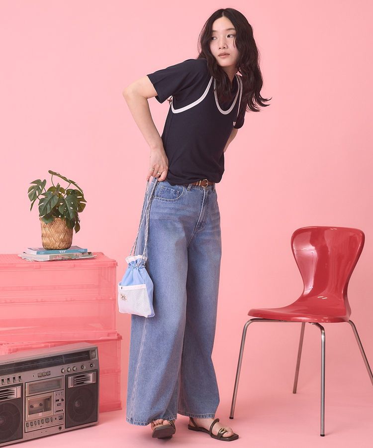 AMERICAN HOLIC「【PENNEY'S】配色タンクトップ+Tシャツ」|Tシャツ・カットソー|