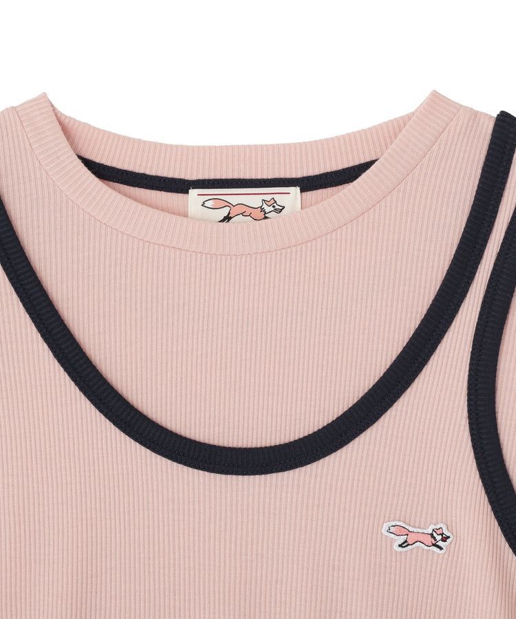 AMERICAN HOLIC「【PENNEY'S】配色タンクトップ+Tシャツ」|Tシャツ・カットソー|