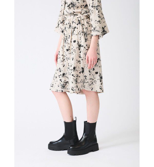 mizuiro ind「mizuiro ind レーヨンリネンプリントショートパンツ」|その他|