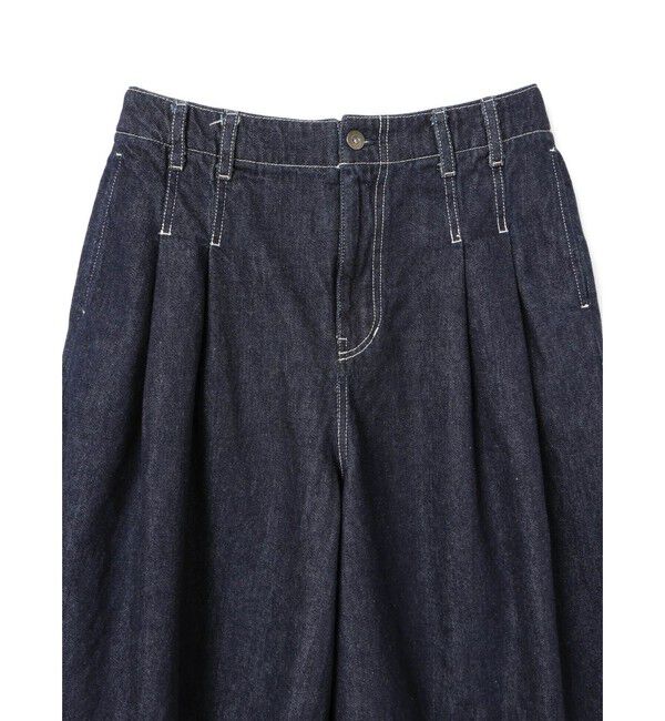mizuiro ind「mizuiro ind ハイウエストワイドハーフパンツ」|その他|