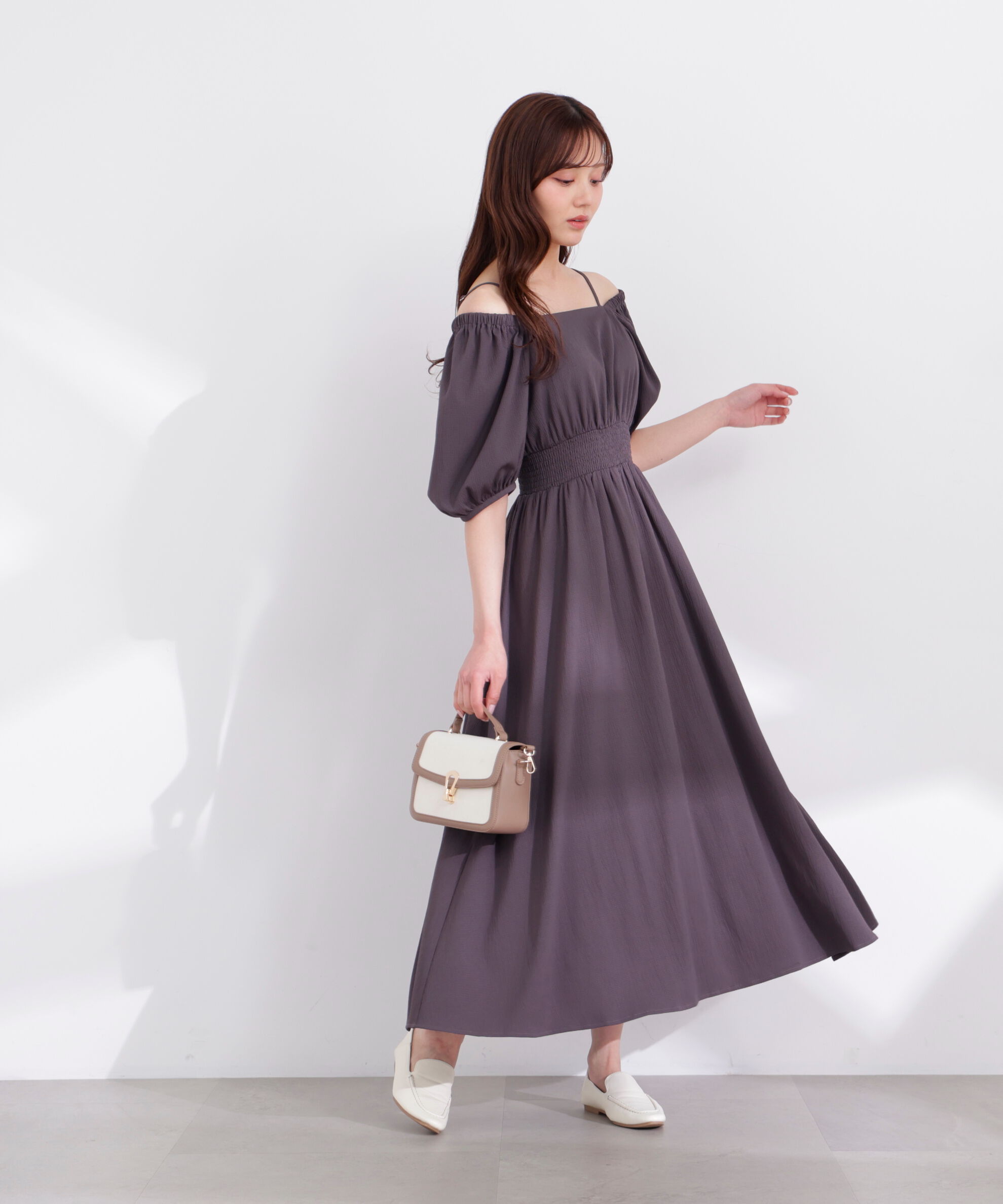 PROPORTION BODY DRESSING「2wayパフスリーブワンピース 26SS」|ワンピース|