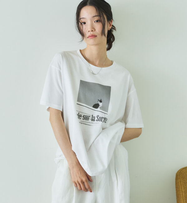 Doux archives「ＣＡＴ転写ロゴＴｅｅ」|Tシャツ・カットソー|