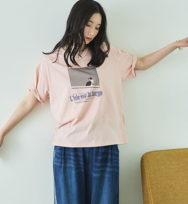 Doux archives「ＣＡＴ転写ロゴＴｅｅ」|Tシャツ・カットソー|