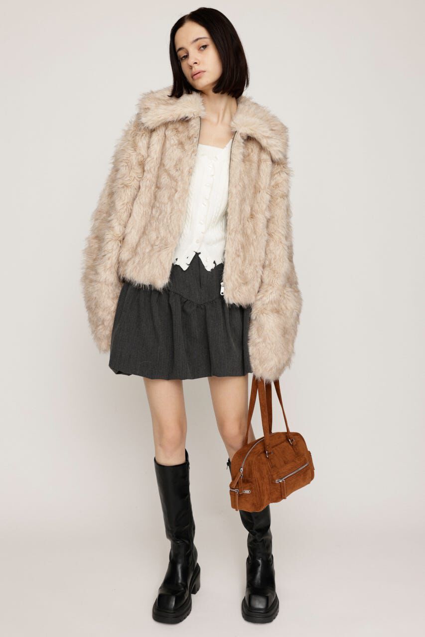 SLY「BIG COLLAR FUR S／コート」|その他|