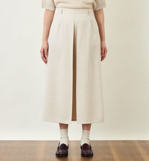 MACKINTOSH PHILOSOPHY「GREY LABEL ドライタッチオックス フロントタックスカート」|スカート|