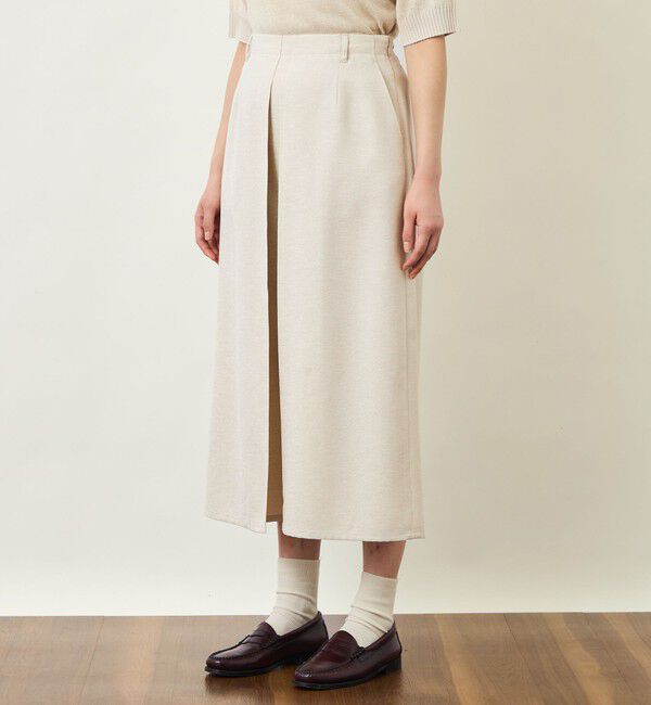 MACKINTOSH PHILOSOPHY「GREY LABEL ドライタッチオックス フロントタックスカート」|スカート|