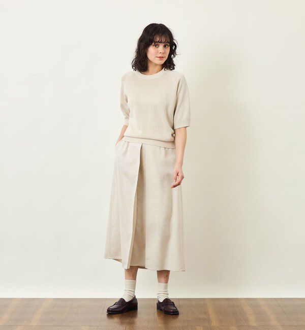 MACKINTOSH PHILOSOPHY「GREY LABEL ドライタッチオックス フロントタックスカート」|スカート|