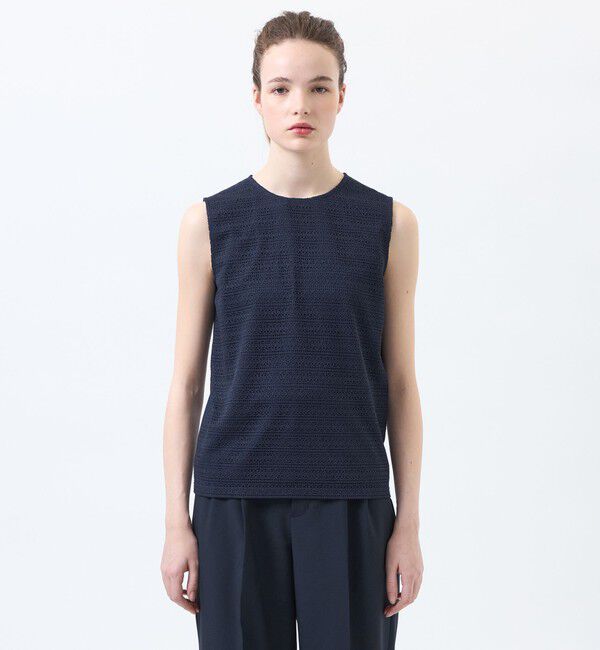 MACKINTOSH PHILOSOPHY「レースコンビノースリーブカットソー」|Tシャツ・カットソー|