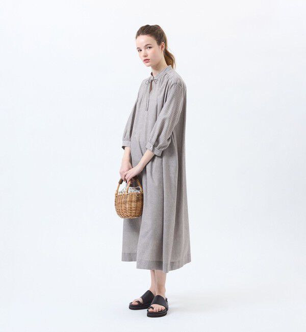 MACKINTOSH PHILOSOPHY「リネンミックスサックドレス」|ワンピース|