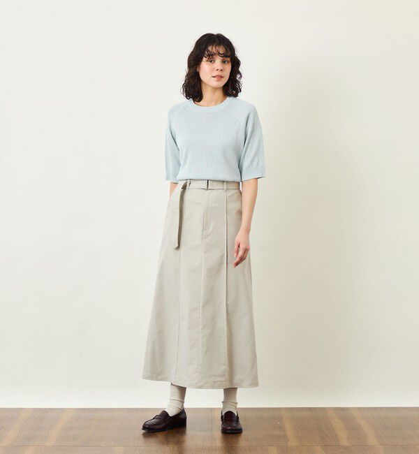 MACKINTOSH PHILOSOPHY「GREY LABELペーパーヤーンニットプルオーバー」|ニット・セーター|