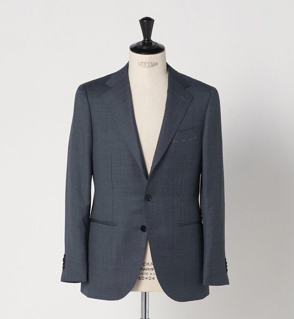 UNITED ARROWS「ブルーシャークスキン シングル 3ボタン スーツ S‐MODEL ヨコストレッチ」|スーツ|