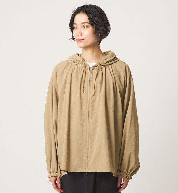 UNITED ARROWS green label relaxing「［size SHORTあり］フード ギャザー シャツ 」|シャツ・ブラウス|