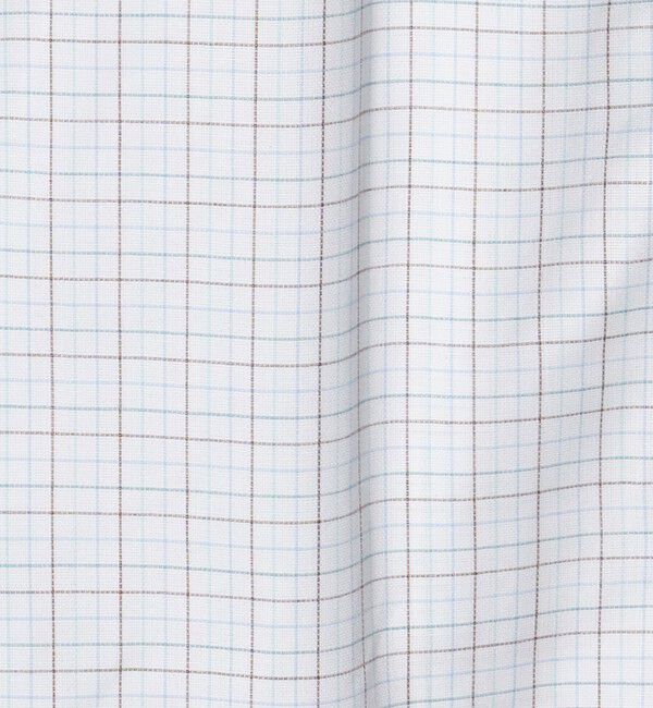 UNITED ARROWS green label relaxing「エブリット TC パナマ チェック スタンダード ボタンダウン ショートスリーブ シャツ -イージーアイロン・」|シャツ・ブラウス|