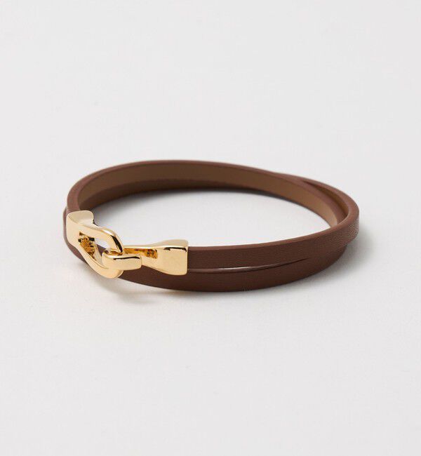BEAUTY&YOUTH UNITED ARROWS「メタル&times;レザーベルト ブレスレット」|ブレスレット・バングル|
