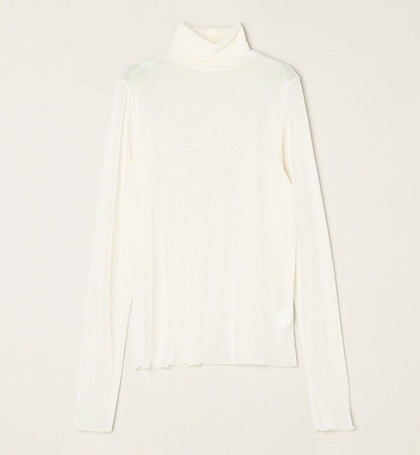 quaranciel「quaranciel:〈洗濯機可能〉フロッキー シアー タートル ネック 2」|Tシャツ・カットソー|