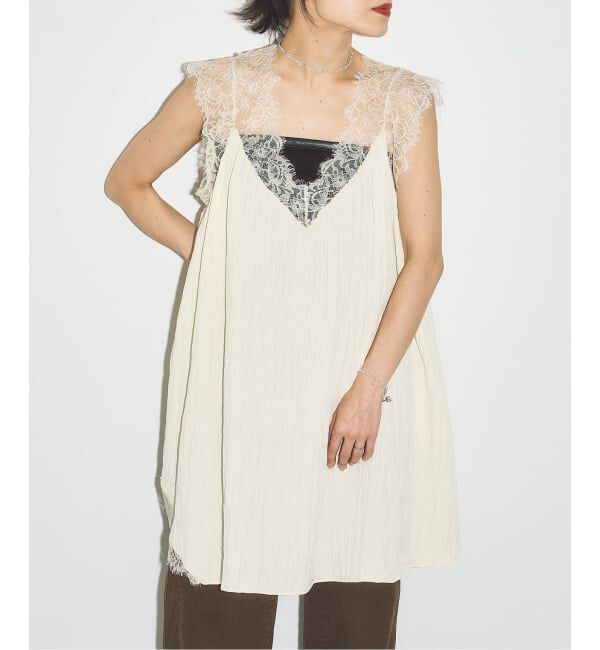  「《予約》LACE TANK ブラウス」|シャツ・ブラウス|