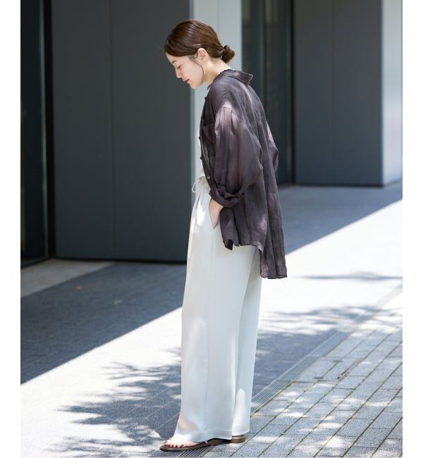 IENA「《セットアップ対応》ラミーレギュラーカラーシャツ」|シャツ・ブラウス|