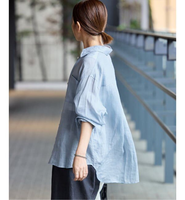 IENA「《セットアップ対応》ラミーレギュラーカラーシャツ」|シャツ・ブラウス|