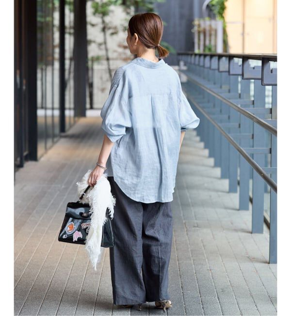IENA「《セットアップ対応》ラミーレギュラーカラーシャツ」|シャツ・ブラウス|