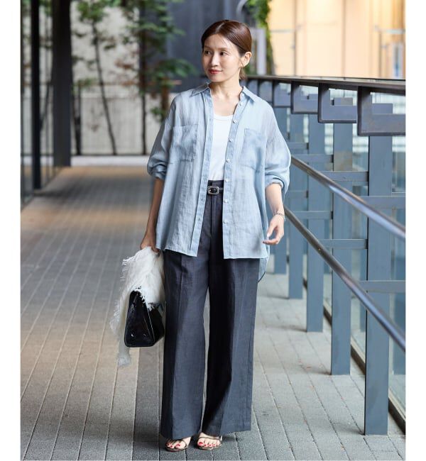 IENA「《セットアップ対応》ラミーレギュラーカラーシャツ」|シャツ・ブラウス|