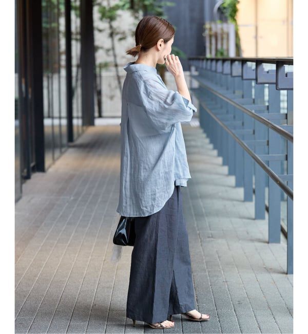 IENA「《セットアップ対応》ラミーレギュラーカラーシャツ」|シャツ・ブラウス|