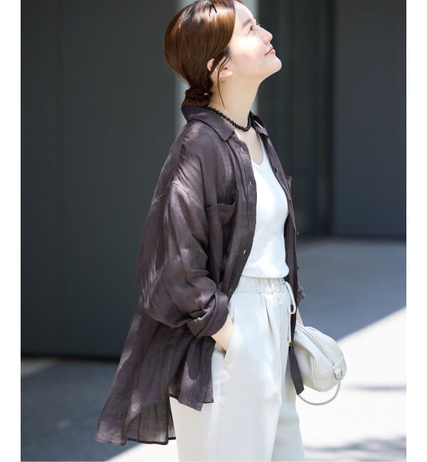 IENA「《セットアップ対応》ラミーレギュラーカラーシャツ」|シャツ・ブラウス|