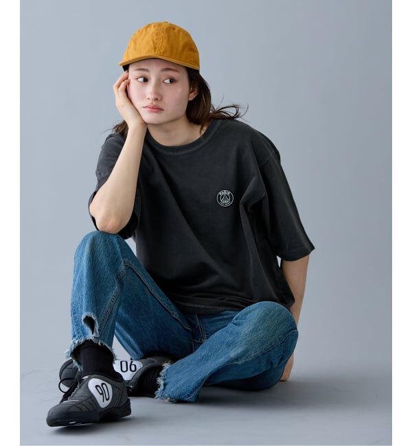 Paris Saint-Germain「《予約》【Paris Saint-Germain / パリ・サン＝ジェルマン】 JP PIGMENT CREST TEE」|Tシャツ・カットソー|