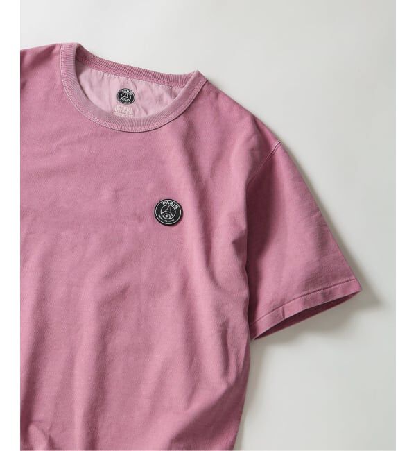Paris Saint-Germain「《予約》【Paris Saint-Germain / パリ・サン＝ジェルマン】 JP PIGMENT CREST TEE」|Tシャツ・カットソー|ピンク
