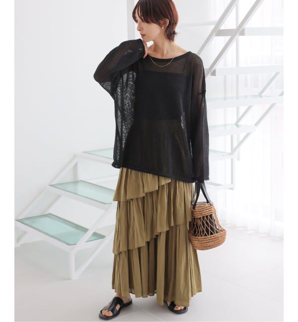 JOURNAL STANDARD relume「《追加 / 新色》PEリネンルーズプルオーバー」|ニット・セーター|